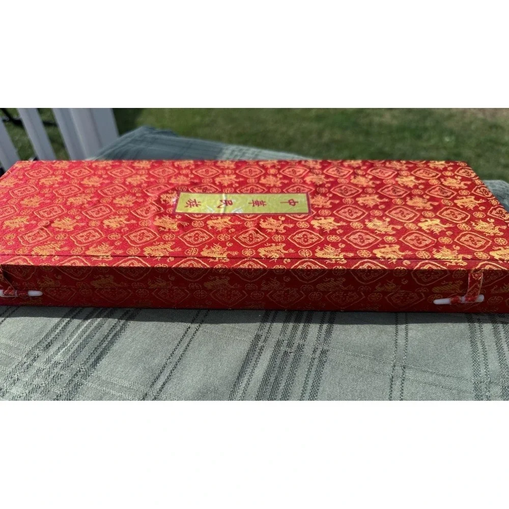 Vintage 56 Chinese Ethnic Groups Clay Women Figurines Complete Brocade Box Set